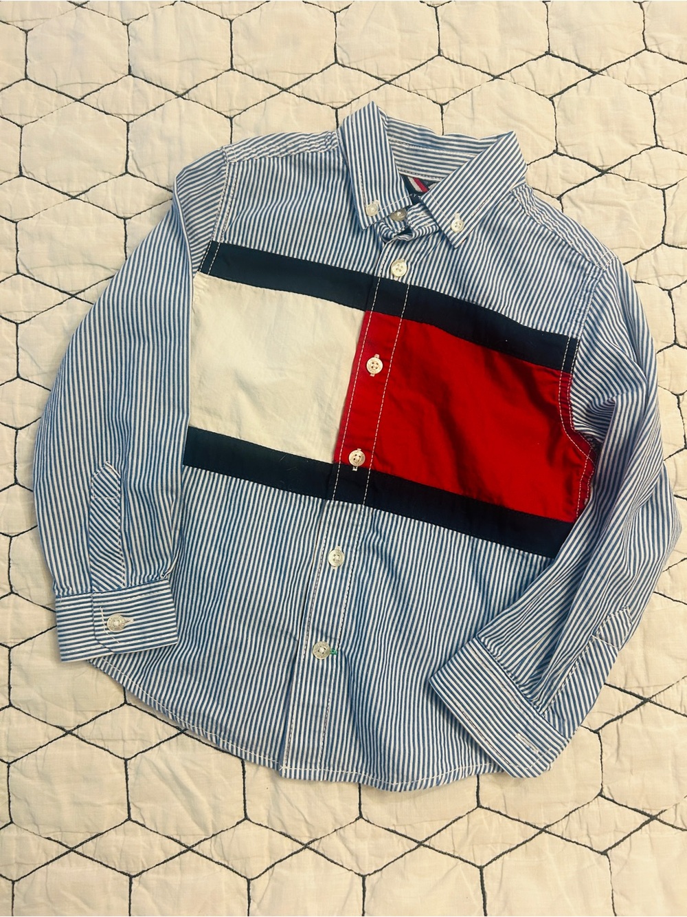 Tommy Hilfiger Striped Button-Down Shirt